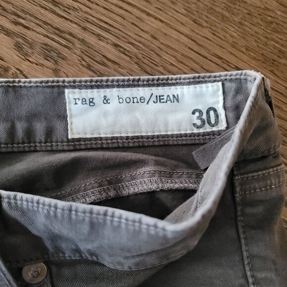 Rag & Bone Skinny Olive Legging Jean. Size 30 - Picture 6 of 9